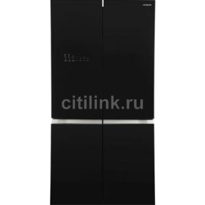 Холодильник трехкамерный Hitachi R-WB720VUC0 GBK инверторный черное стекло